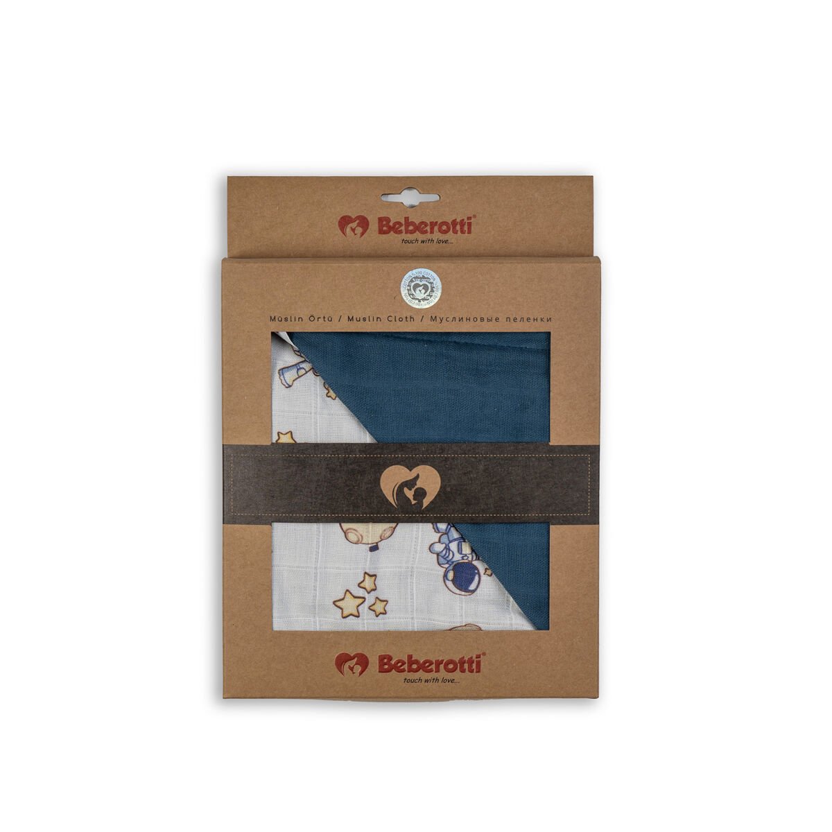 4-lagige Musselin Babydecke aus 100 % Baumwolle