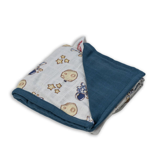 4-lagige Musselin Babydecke aus 100 % Baumwolle