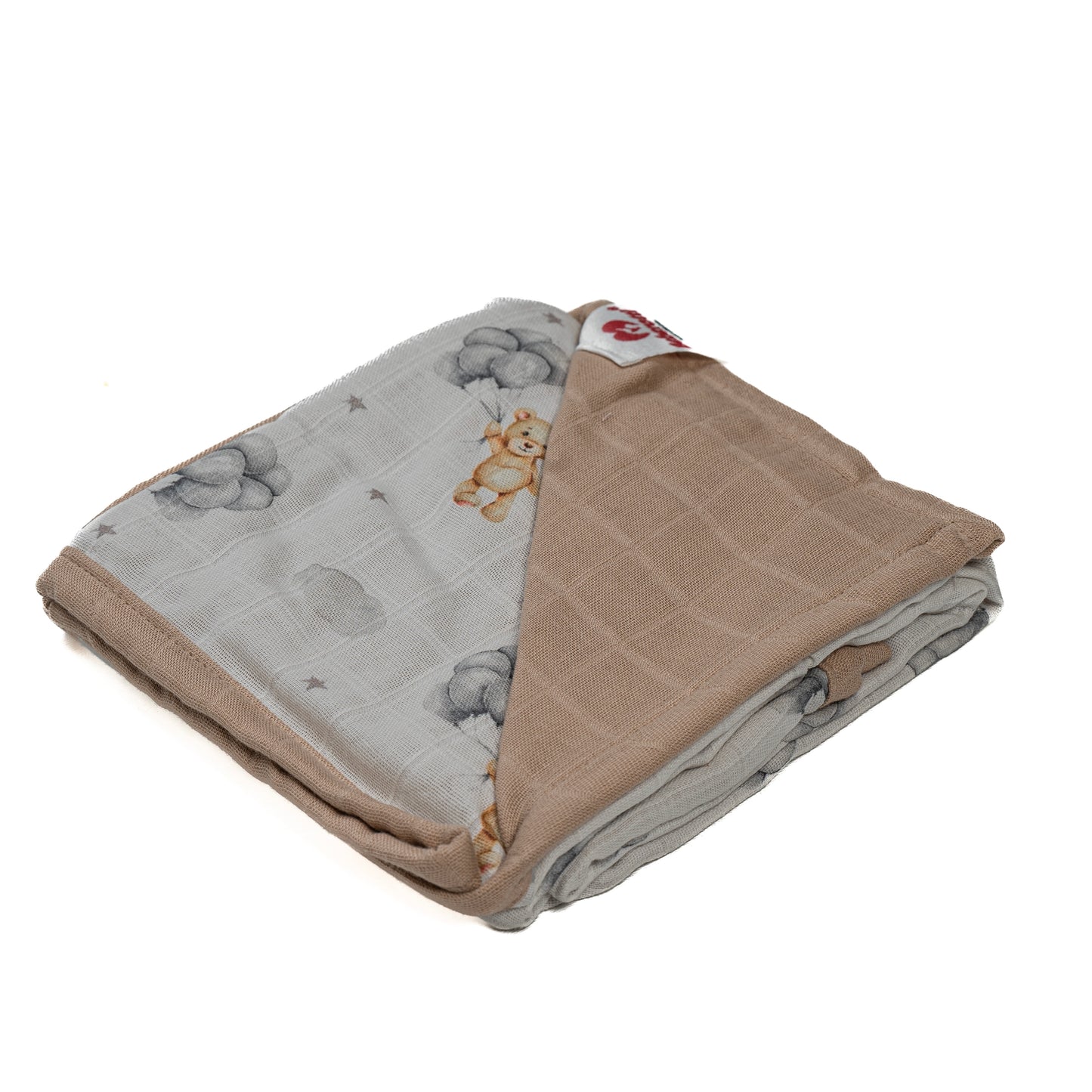 4-lagige Musselin Babydecke aus 100 % Baumwolle