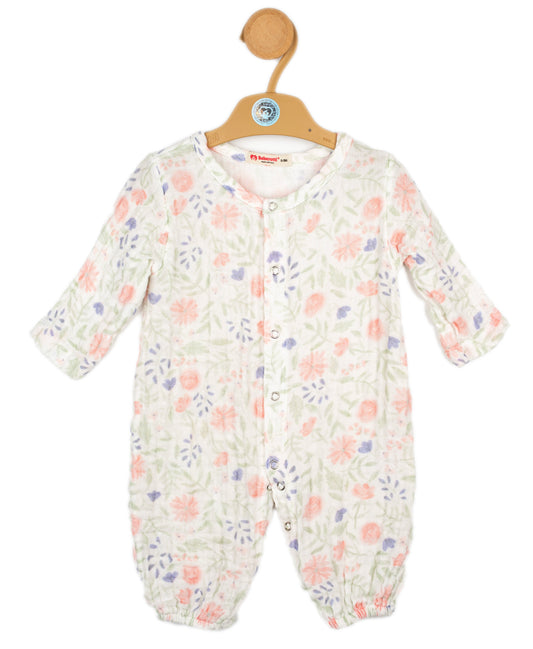 Musselin Babystrampler aus 100 % Baumwolle