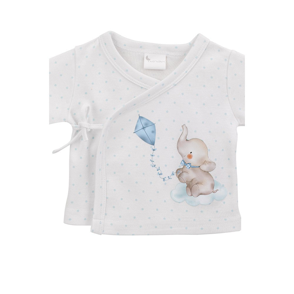 Baby Set 5-teilig – Elefante Blau (0–6 Monate)