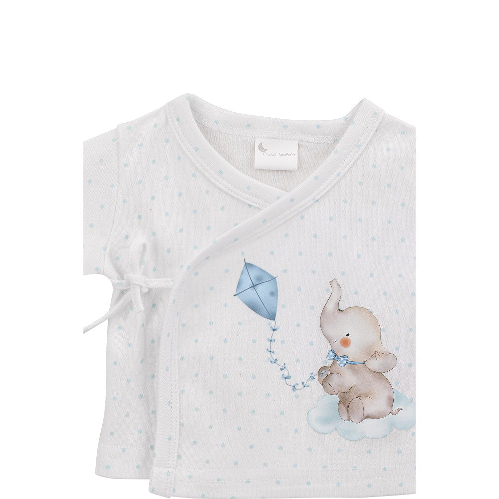 Baby Set 5-teilig – Elefante Blau (0–6 Monate)