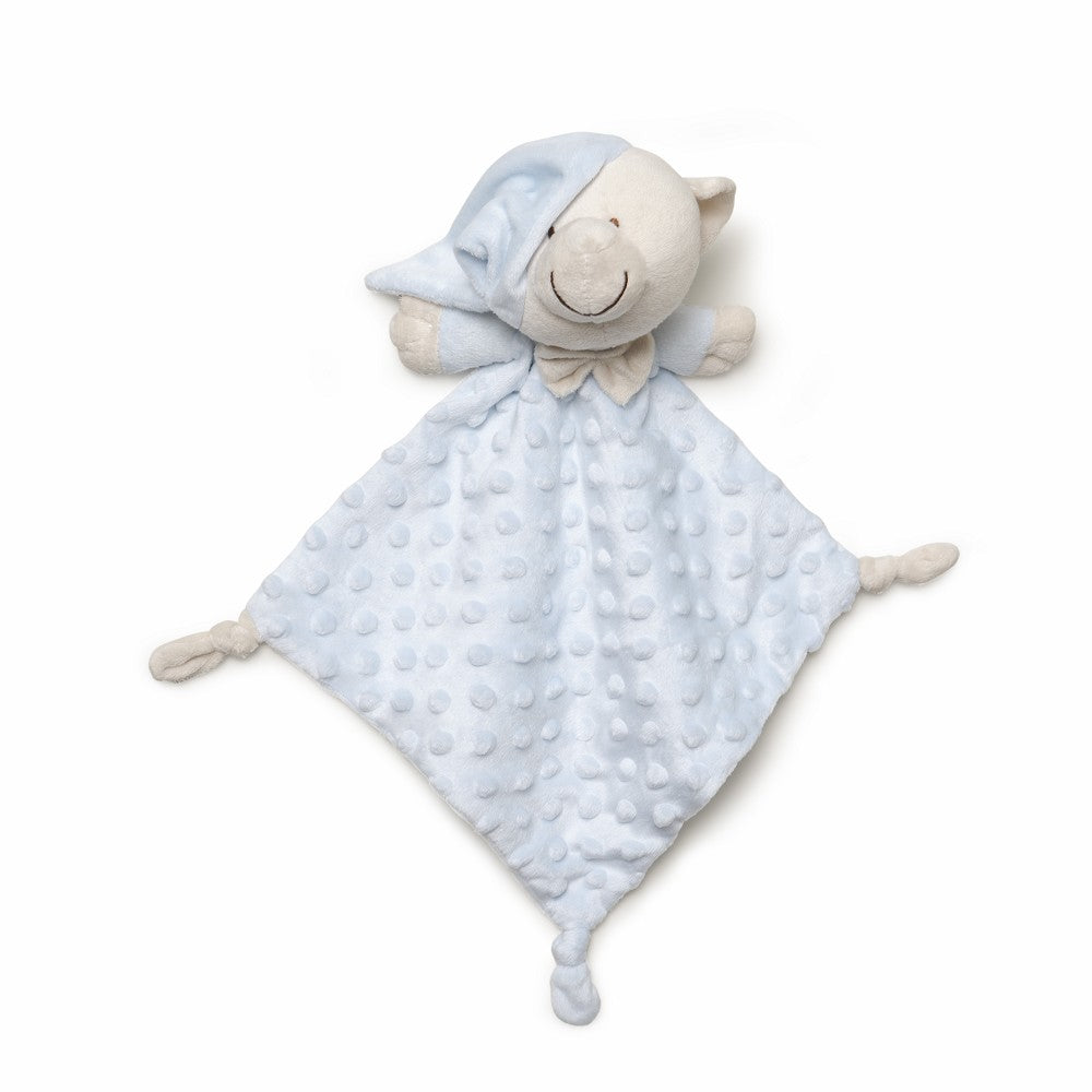 Baby Geschenkset 3-teilig – Plüschtier, Decke & Doudou – Blau